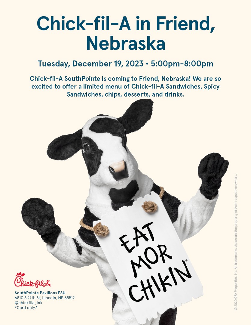 Friend Public Schools ChickfilA 12/19/2023